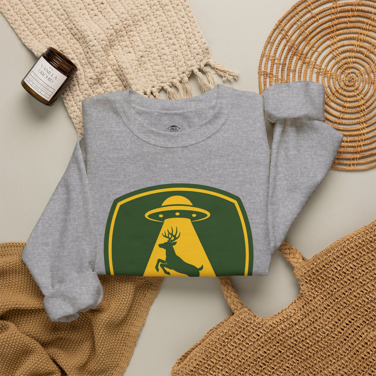 Con Deer Crewneck Sweatshirt