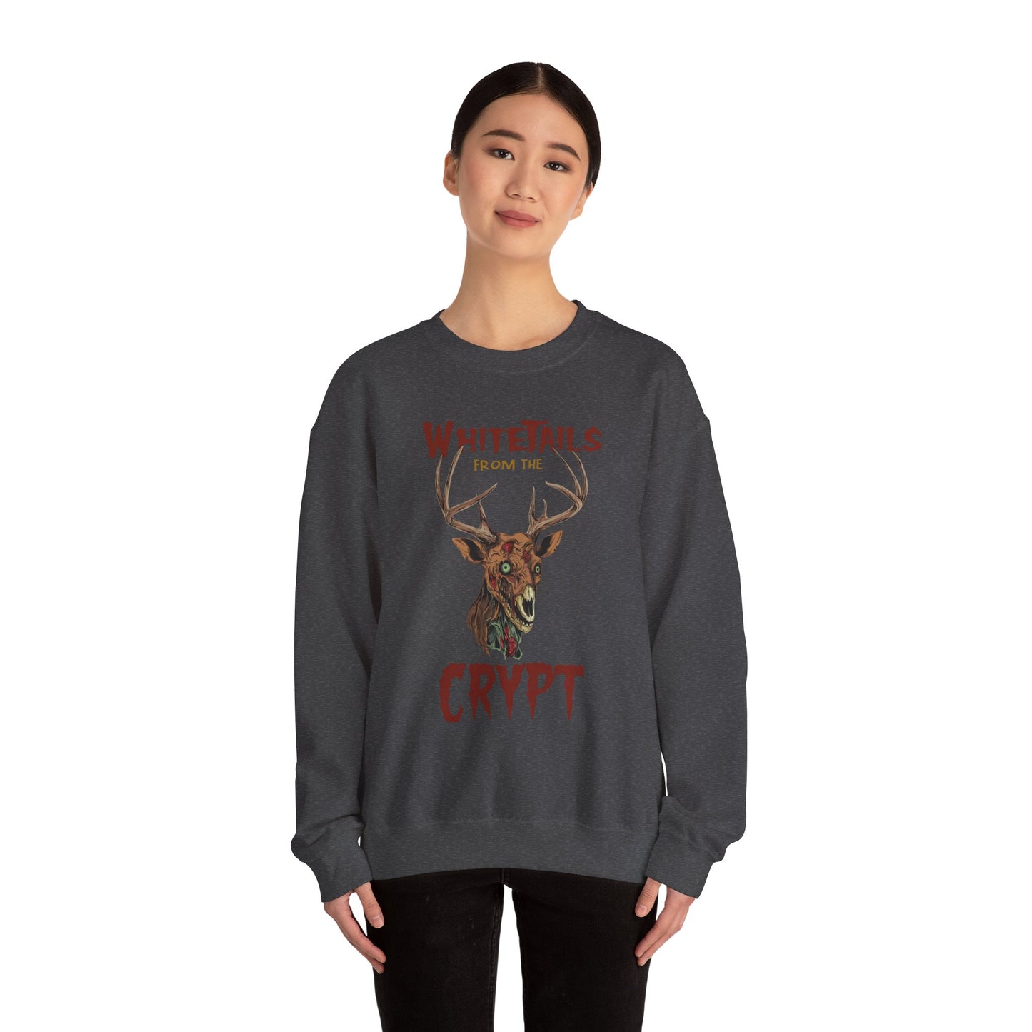 Whitetails from the Crypt! Unisex Heavy Blend™ Crewneck Sweatshirt